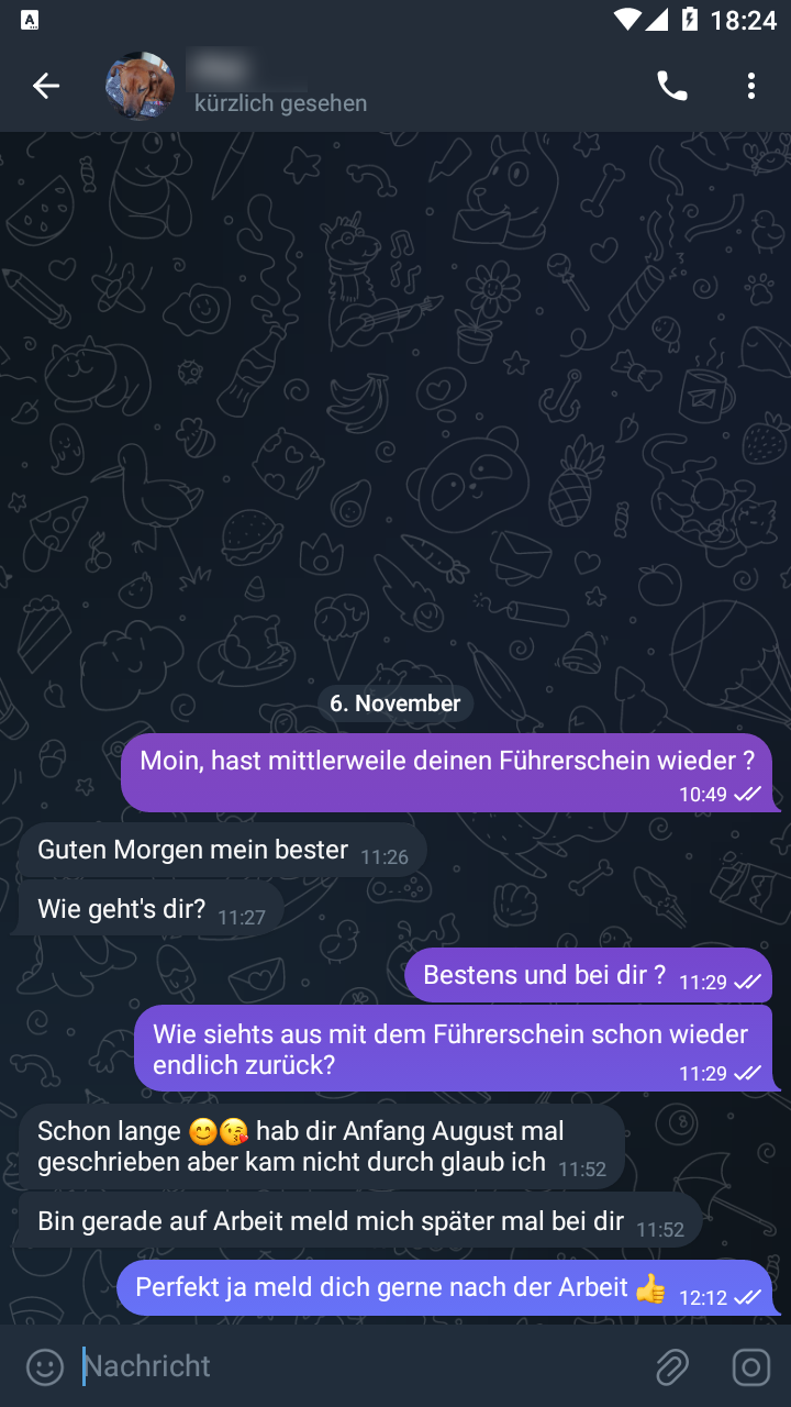 Klienten-Feedback aus unserem Telegram-Kanal